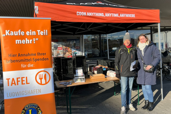 Lions Club Limburgerhof sammelt Lebensmittel für die Tafel